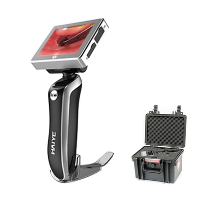 Phẫu thuật Lưỡi dao gây mê dùng một lần Màn hình ống soi thanh quản 3.0 inch
