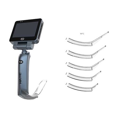 Ống kính thanh quản video y tế 3.0 inch Lớp phủ chống sương mù với 5 lưỡi dao dùng một lần
