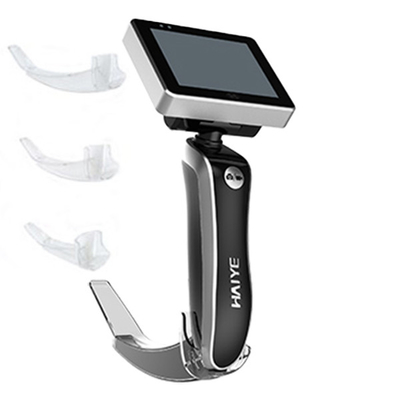 Phẫu thuật Lưỡi dao gây mê dùng một lần Màn hình ống soi thanh quản 3.0 inch
