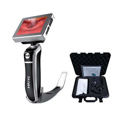 Phẫu thuật Lưỡi dao gây mê dùng một lần Màn hình ống soi thanh quản 3.0 inch