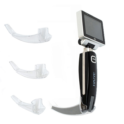Ống soi video nội soi gây mê 3.0 inch Ống soi thanh quản với 3 lưỡi dao dùng một lần