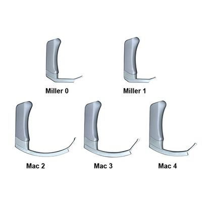 CMOS Full View Ống soi thanh quản video có thể tái sử dụng cứng nhắc với lưỡi dao 3,5 inch