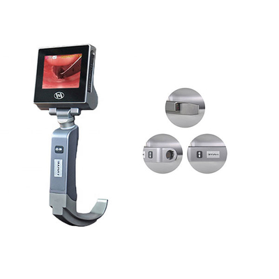 Màn hình LCD 3 inch Máy soi thanh quản video cứng có thể tái sử dụng Máy soi thanh quản video có 5 lưỡi