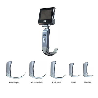 Màn hình LCD 3 inch Máy soi thanh quản video cứng có thể tái sử dụng Máy soi thanh quản video có 5 lưỡi