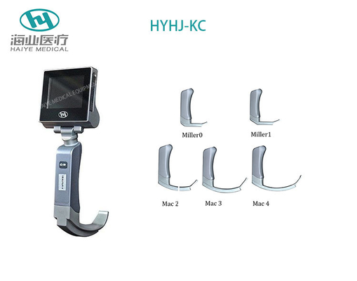 360 độ Tất cả màn hình LCD Bộ soi thanh quản video cứng y tế Pin có thể sạc lại