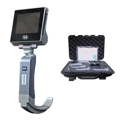 Ống soi thanh quản bằng video Haiye có thể tái sử dụng bằng thép không gỉ được chứng nhận CE với 5 lưỡi 2 triệu pixel