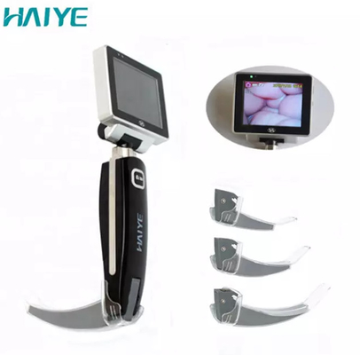 Tay cầm cứng nhắc Ống nội soi ống thanh quản video dùng một lần để cấp cứu khẩn cấp