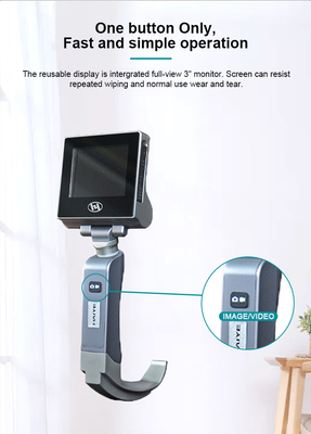 Đầu ra USB của ống soi thanh quản video Haiye di động 1280 * 720px